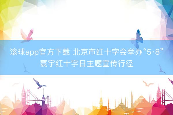 滚球app官方下载 北京市红十字会举办“5·8”寰宇红十字日主题宣传行径