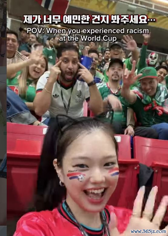 韩国博主在外交平台上所共享视频中的画面
