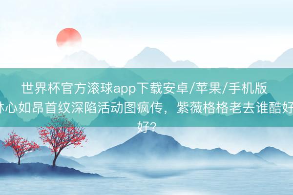 世界杯官方滚球app下载安卓/苹果/手机版 林心如昂首纹深陷活动图疯传，紫薇格格老去谁酷好？